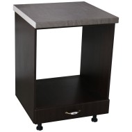 Corp pentru cuptor incorporabil cu sertar Zebra, Wenge/MDF Wenge, cu blat beton, 60 x 85 x 60 cm Corp pentru cuptor incorporabil cu sertar Zebra, Wenge/MDF Wenge, cu blat beton, 60 x 85 x 60 cm